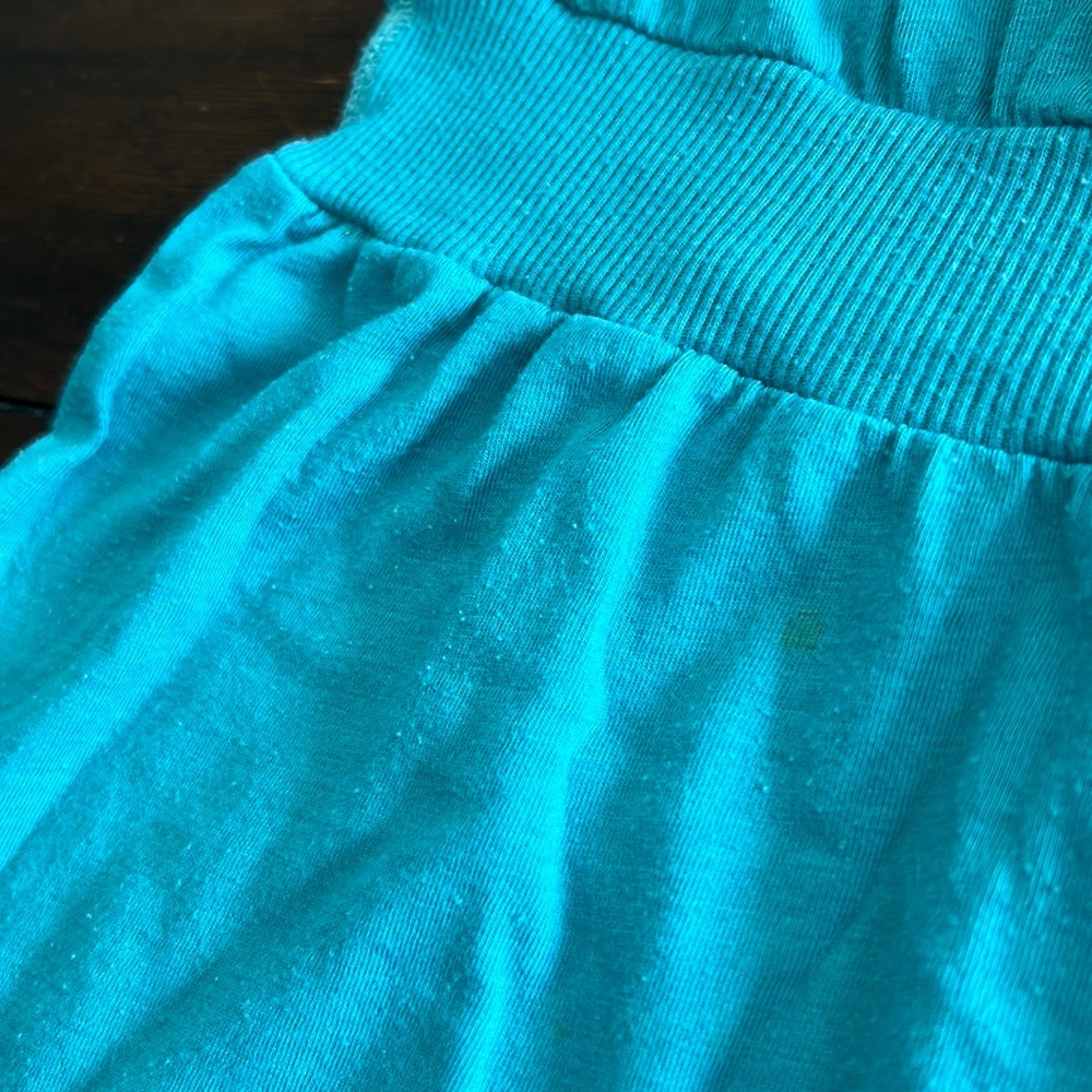 Vintage 2004 A&F teal aqua strapless tunic y2k - Picture 2 of 8